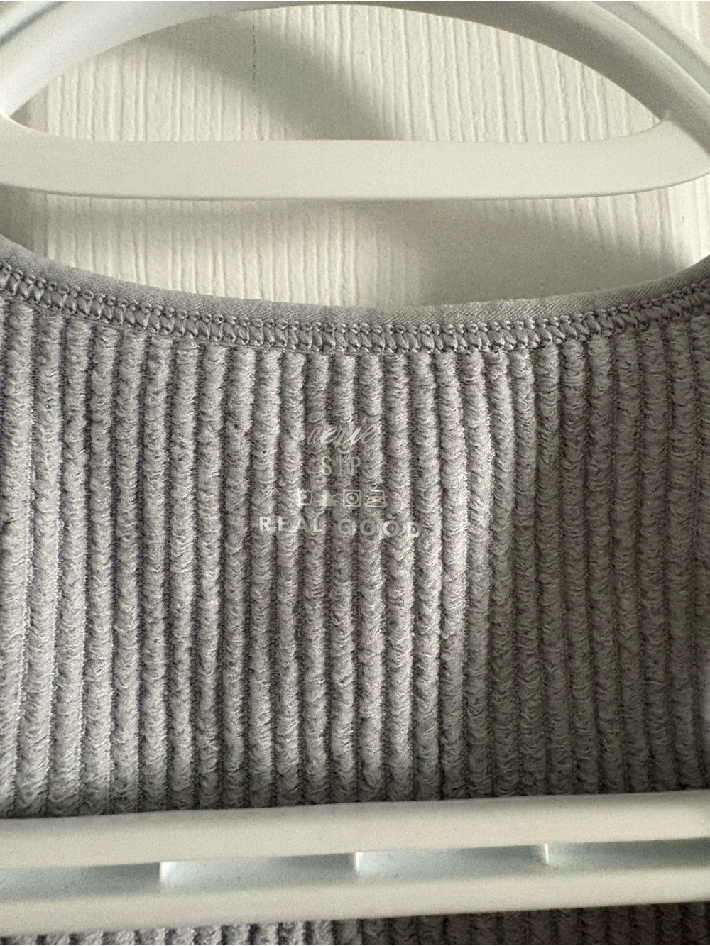 Aerie Ribbed Ruched Crop Tank - Picture 4 of 6
